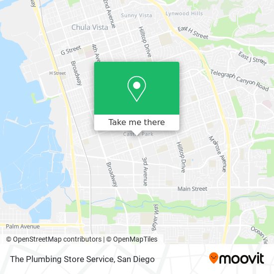 The Plumbing Store Service map