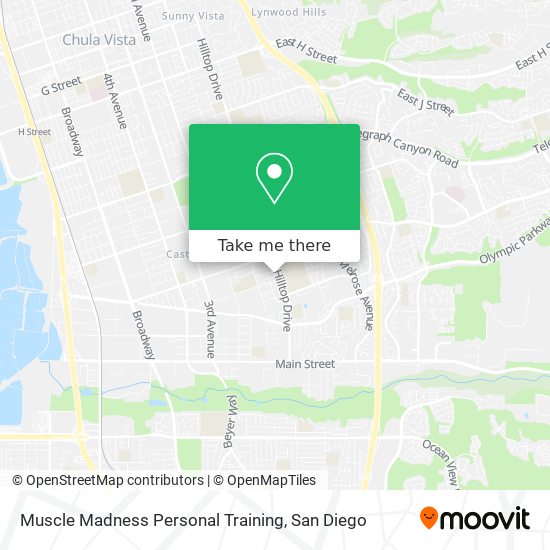 Mapa de Muscle Madness Personal Training