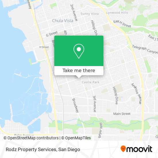 Rodz Property Services map