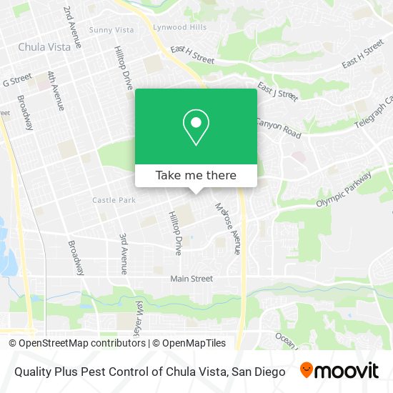 Mapa de Quality Plus Pest Control of Chula Vista