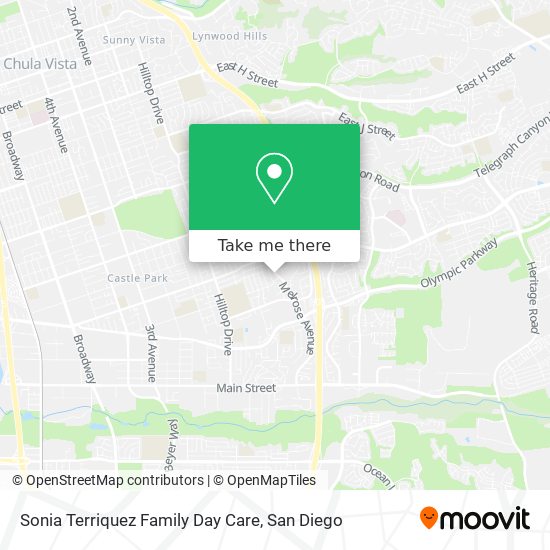 Sonia Terriquez Family Day Care map