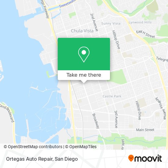 Ortegas Auto Repair map