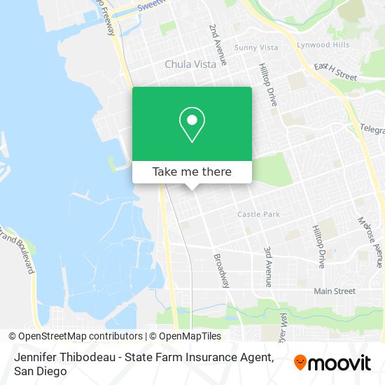 Mapa de Jennifer Thibodeau - State Farm Insurance Agent