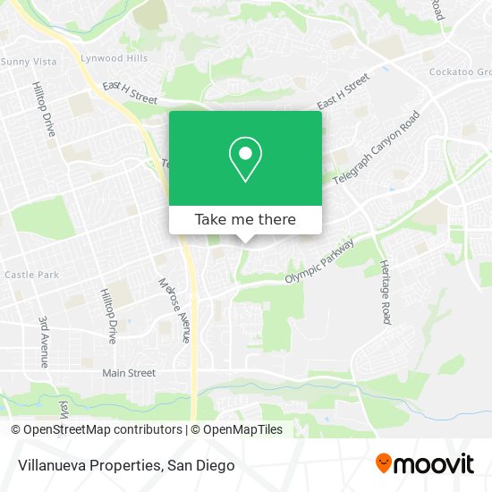 Villanueva Properties map