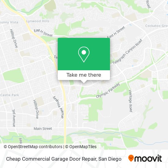 Cheap Commercial Garage Door Repair map