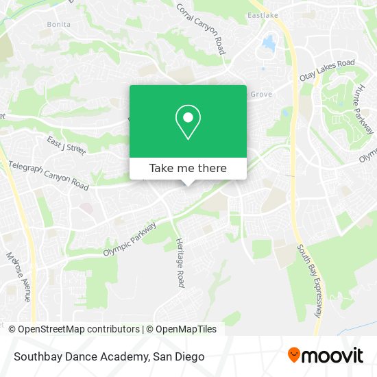 Southbay Dance Academy map