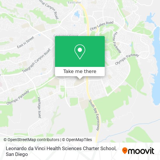 Mapa de Leonardo da Vinci Health Sciences Charter School