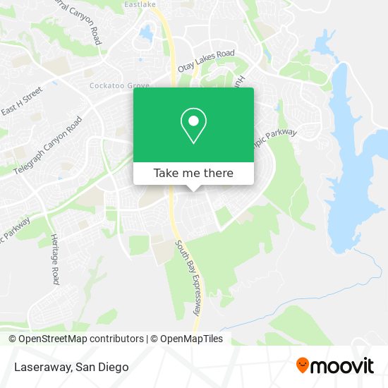 Laseraway map