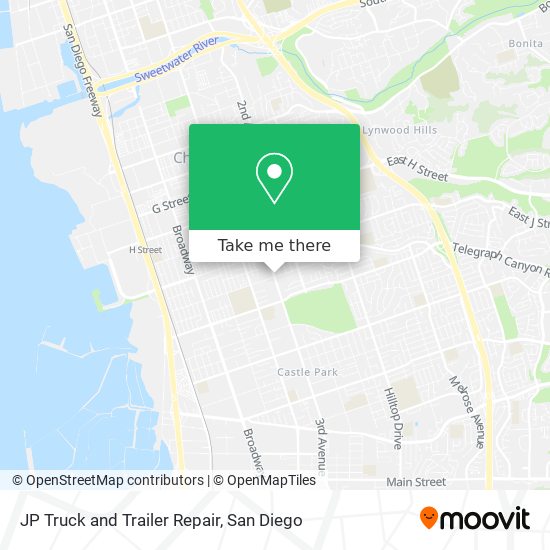 Mapa de JP Truck and Trailer Repair