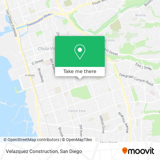 Mapa de Velazquez Construction