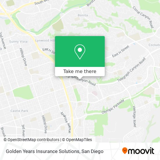 Golden Years Insurance Solutions map