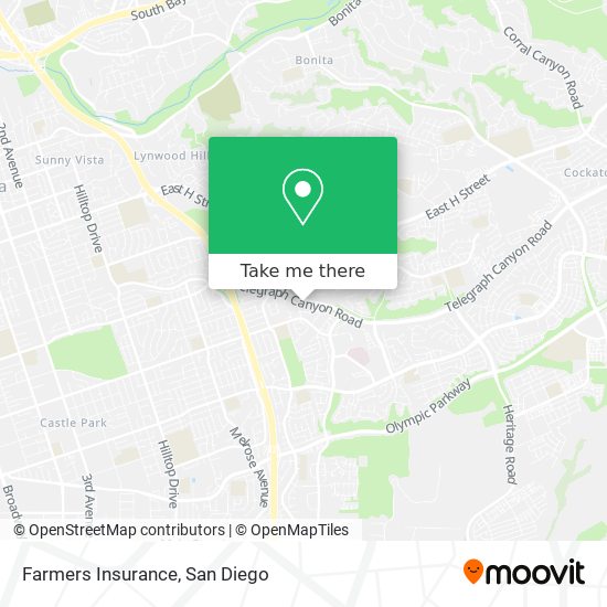 Farmers Insurance map