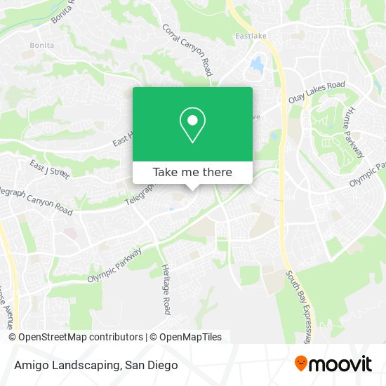 Amigo Landscaping map