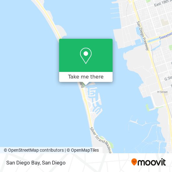 Mapa de San Diego Bay