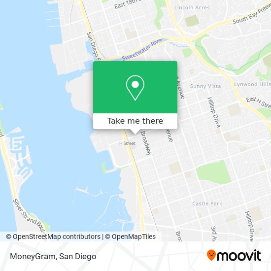 MoneyGram map