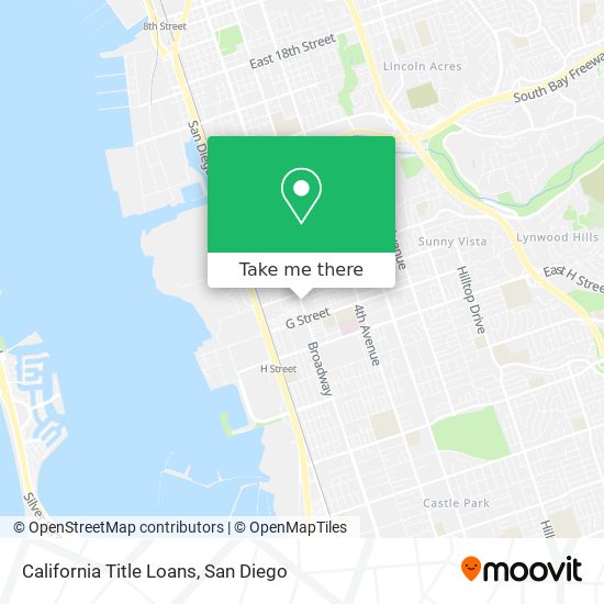 California Title Loans map