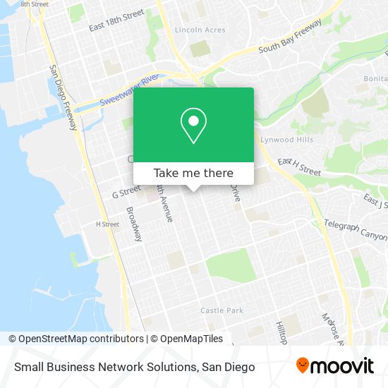 Small Business Network Solutions map