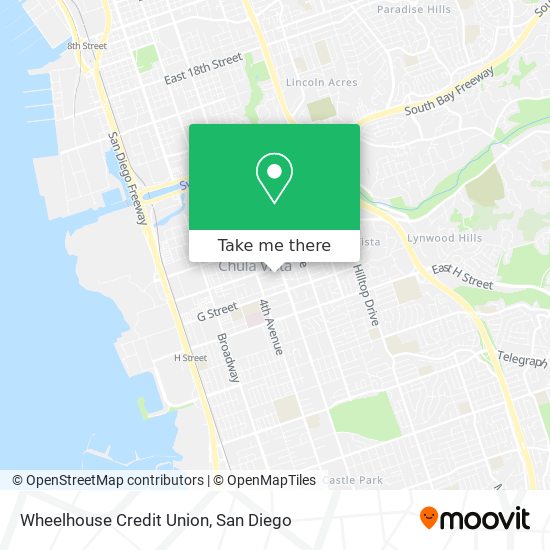 Mapa de Wheelhouse Credit Union