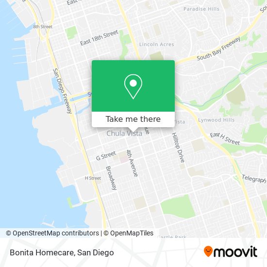 Bonita Homecare map