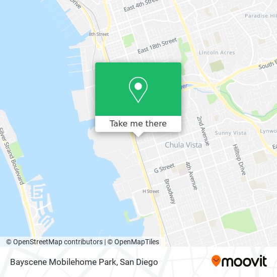 Bayscene Mobilehome Park map