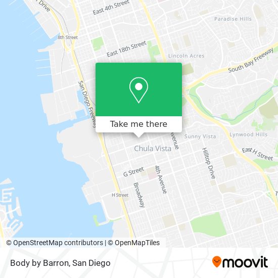 Body by Barron map