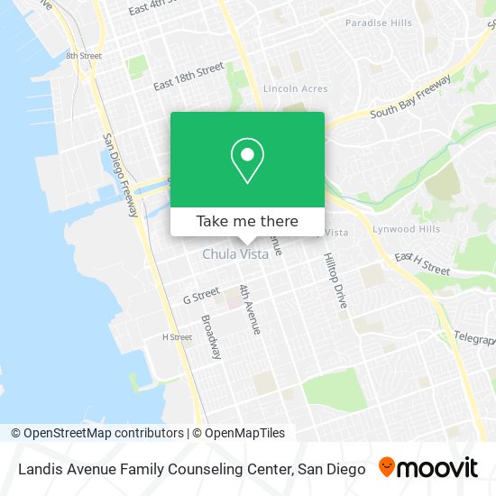 Mapa de Landis Avenue Family Counseling Center