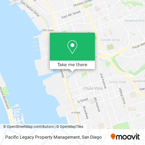 Pacific Legacy Property Management map
