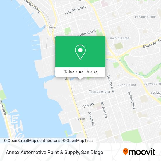 Mapa de Annex Automotive Paint & Supply