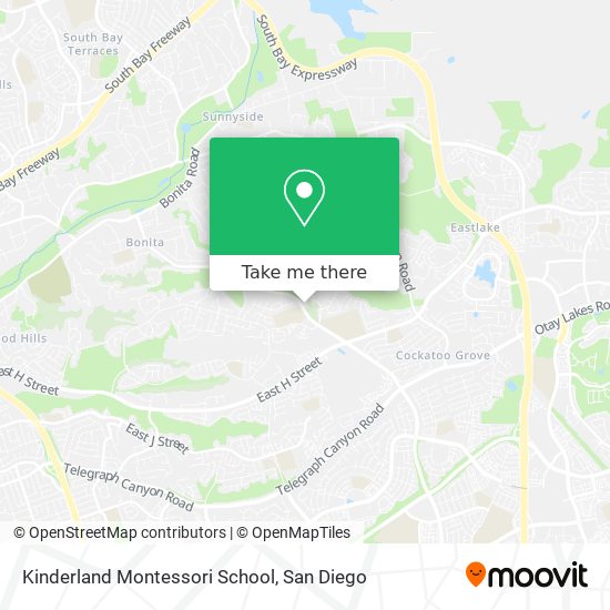 Mapa de Kinderland Montessori School