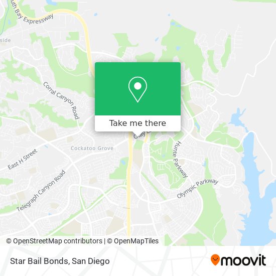 Star Bail Bonds map