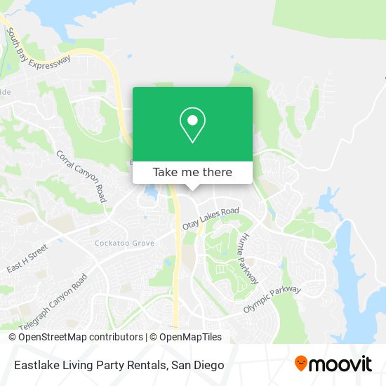 Eastlake Living Party Rentals map