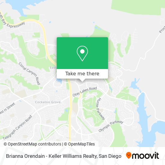 Brianna Orendain - Keller Williams Realty map