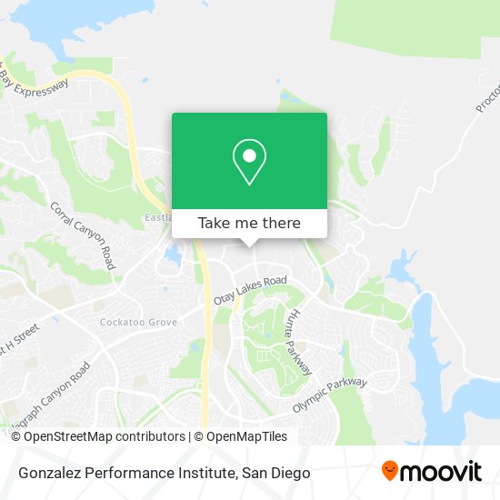 Gonzalez Performance Institute map