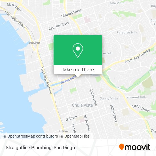 Mapa de Straightline Plumbing