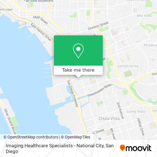 Imaging Healthcare Specialists - National City map