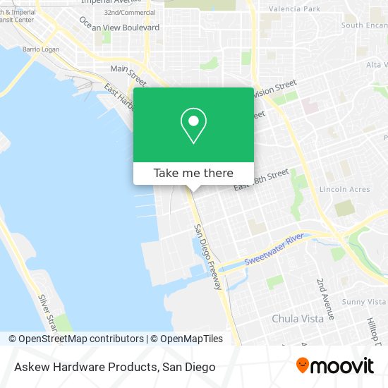 Mapa de Askew Hardware Products