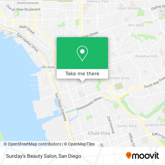 Mapa de Sunday's Beauty Salon