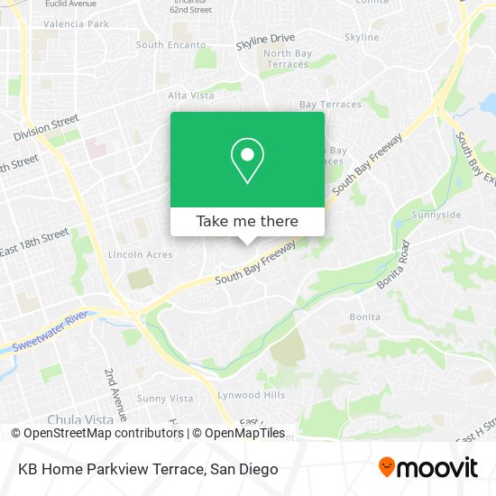 Mapa de KB Home Parkview Terrace