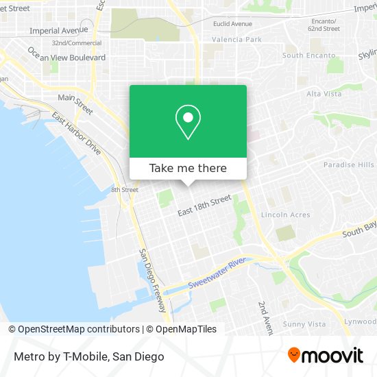 Mapa de Metro by T-Mobile