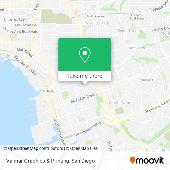 Valmar Graphics & Printing map