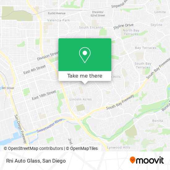 Rni Auto Glass map