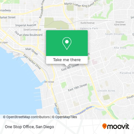 One Stop Office map