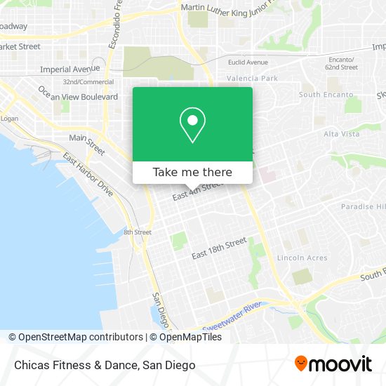 Chicas Fitness & Dance map