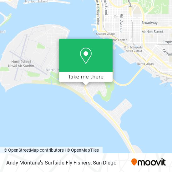 Andy Montana's Surfside Fly Fishers map
