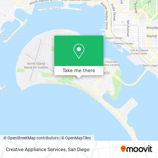 Creative Appliance Services map