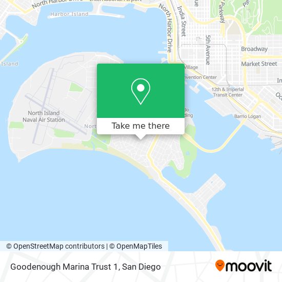 Mapa de Goodenough Marina Trust 1