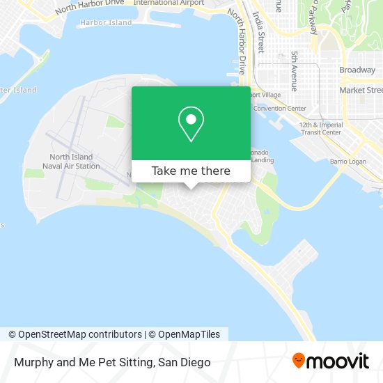 Murphy and Me Pet Sitting map