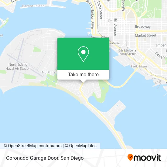 Coronado Garage Door map
