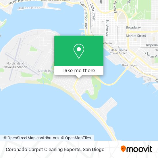 Coronado Carpet Cleaning Experts map