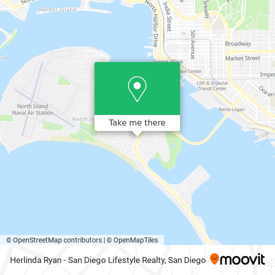 Herlinda Ryan - San Diego Lifestyle Realty map